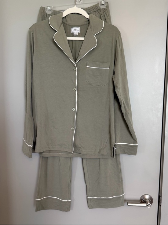 Petite Plume Other - Petite Plume Pima Pajama Set in Sage